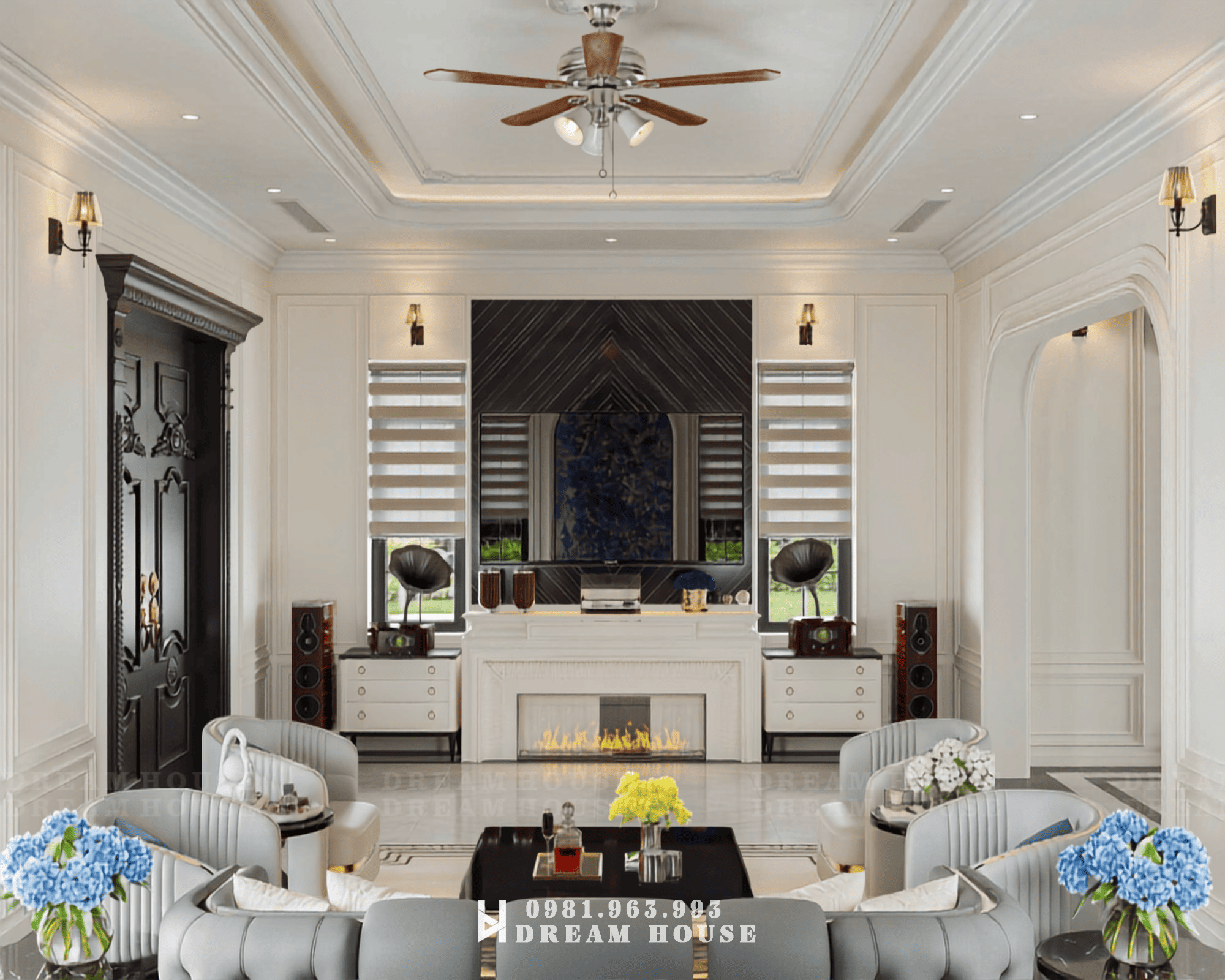 Thiết Kế Nội Thất - PC Tân Cổ - Anh Kiên - Phú Thọ