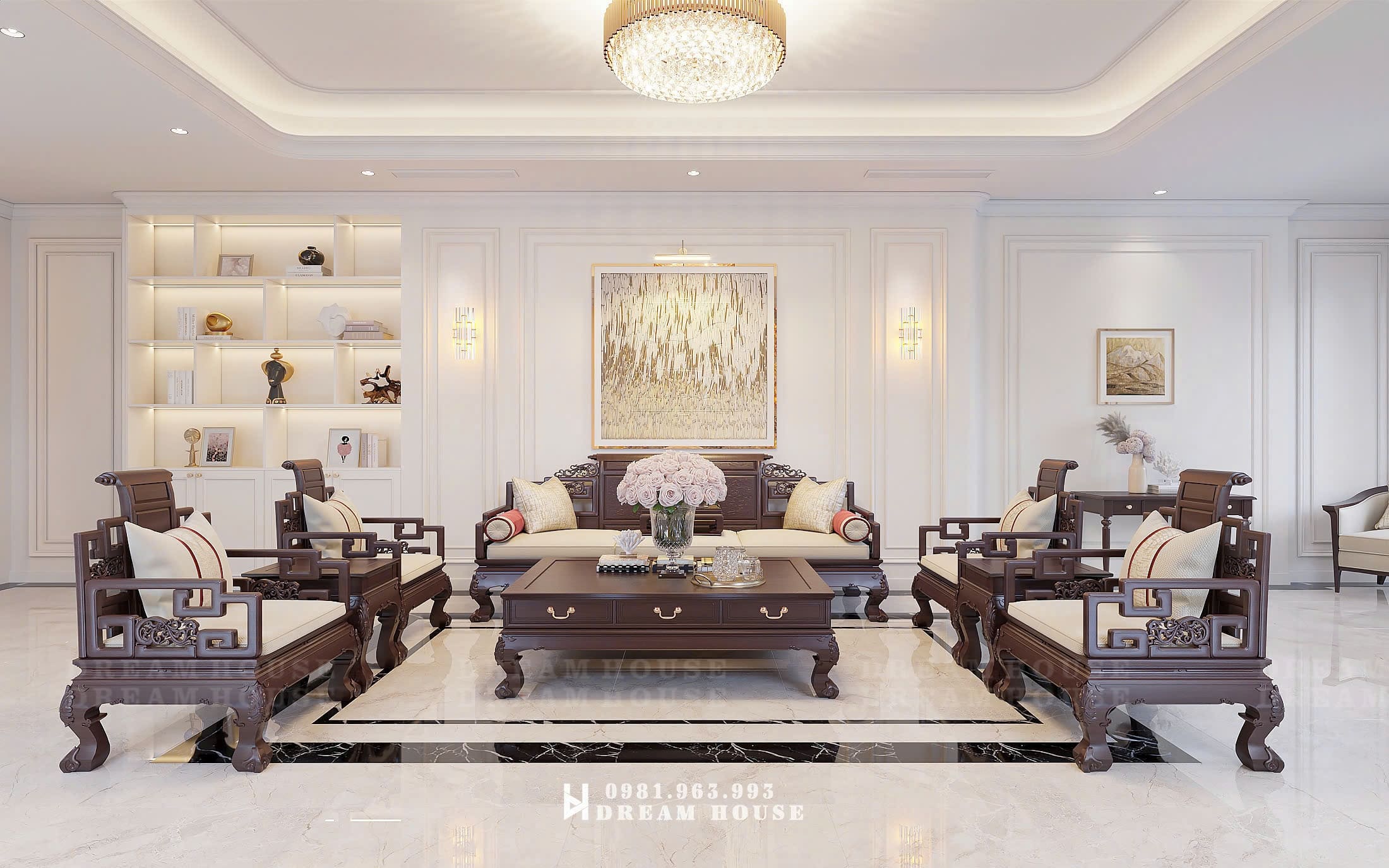 Thiết Kế Nội Thất - PC Tân Cổ - Chị Lộc - Bắc Ninh