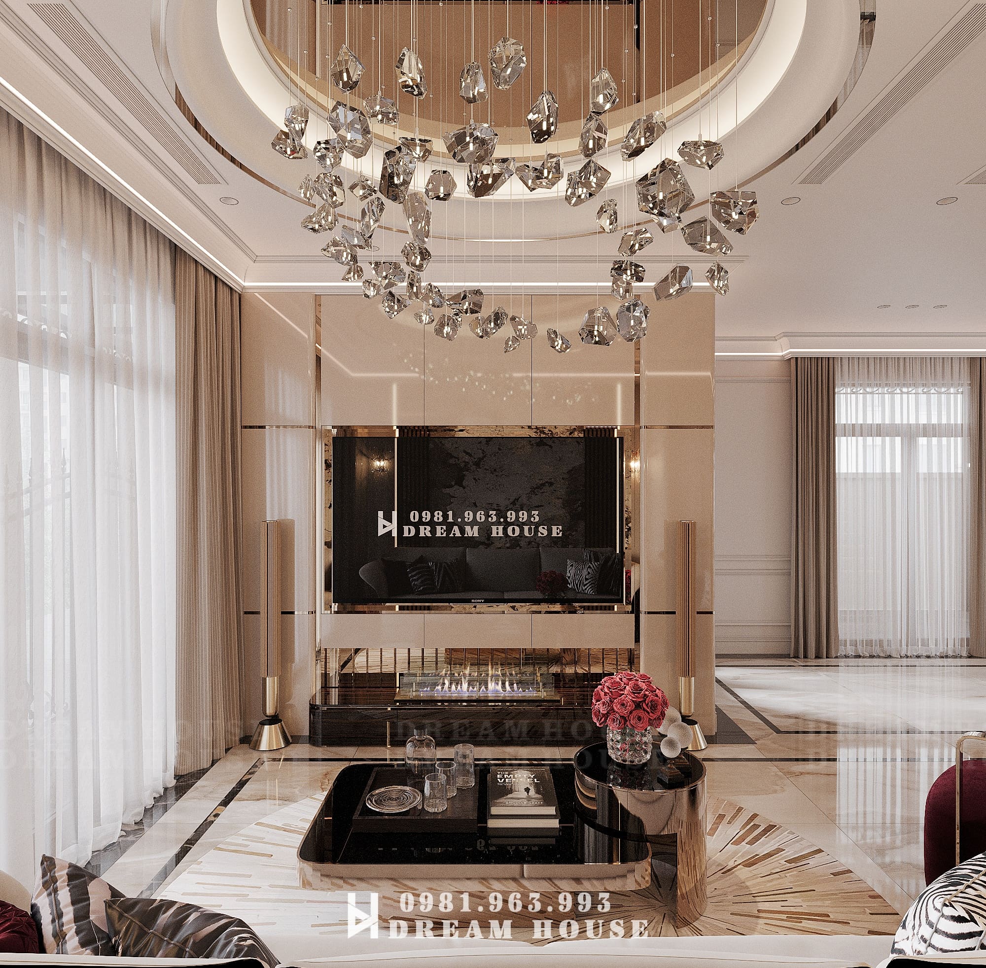 Thiết Kế Nội Thất - PC Luxury - Anh Thắng - Ocean park 2