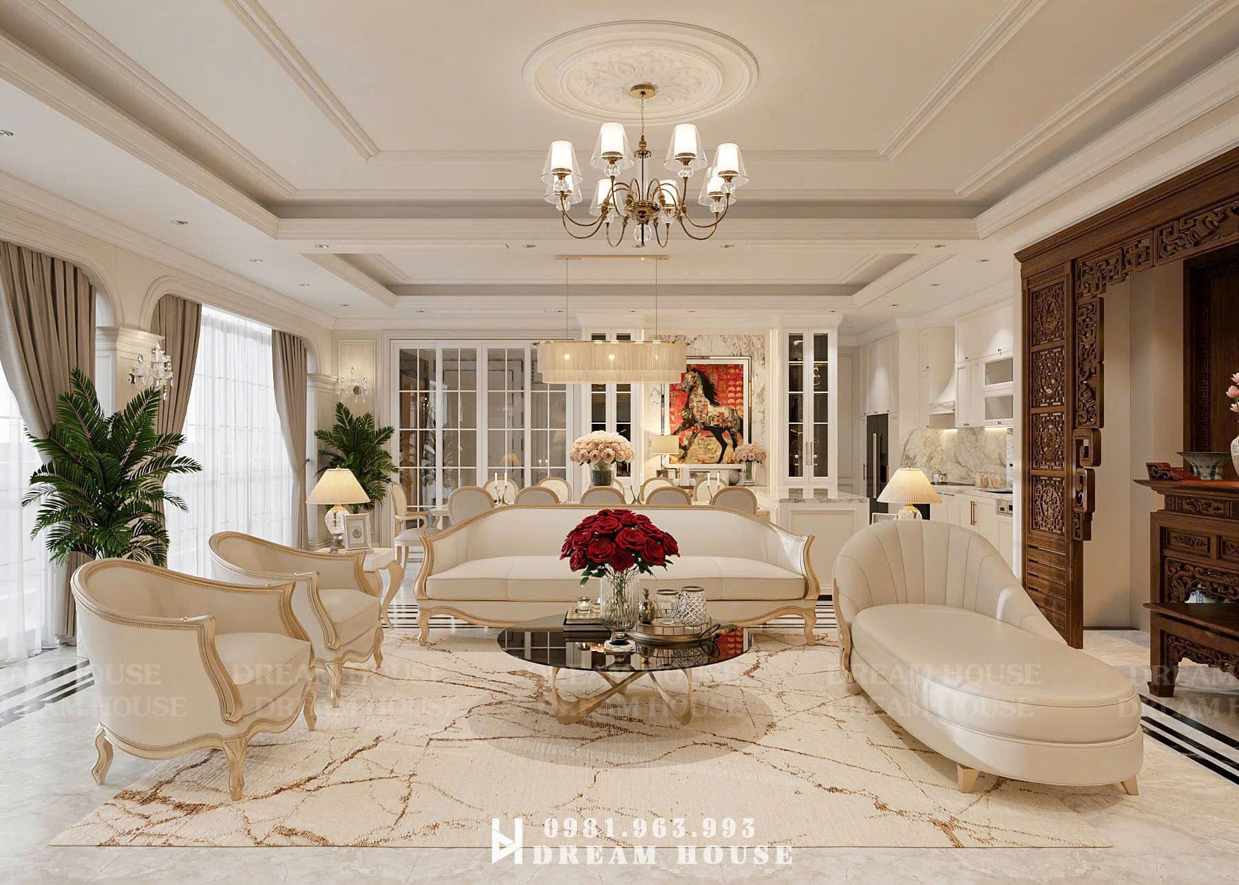 Thiết Kế Nội Thất - PC Tân Cổ - Anh Long - Thanh Oai