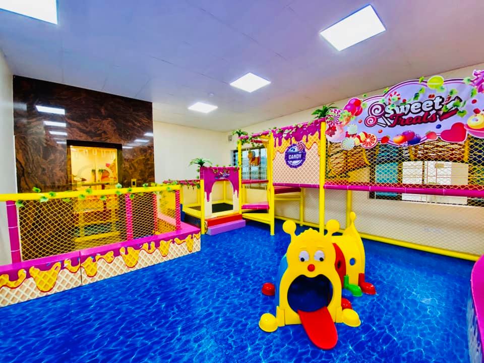 khu vực chơi an toàn cho bé khi bé vui chơi