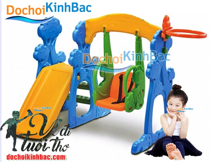 cầu trượt xích đu 