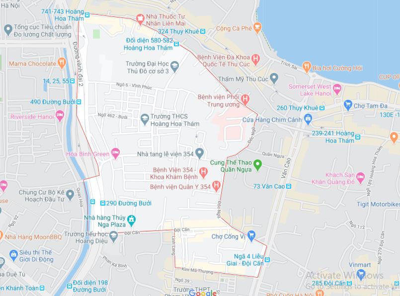 VĨNH PHÚC ba đình hà nội