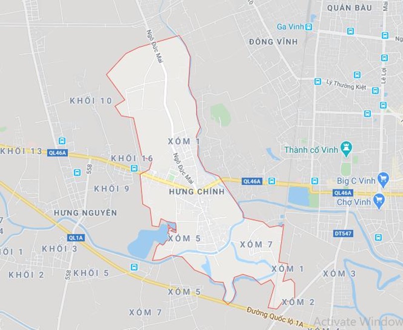Hưng Chính, TP Vinh, tỉnh Nghệ An 