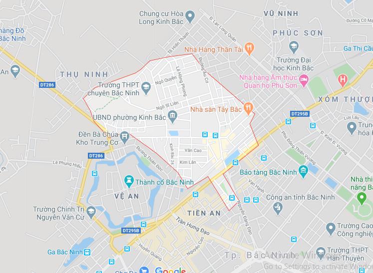 Kinh Bắc, TP Bắc Ninh, tỉnh Bắc Ninh