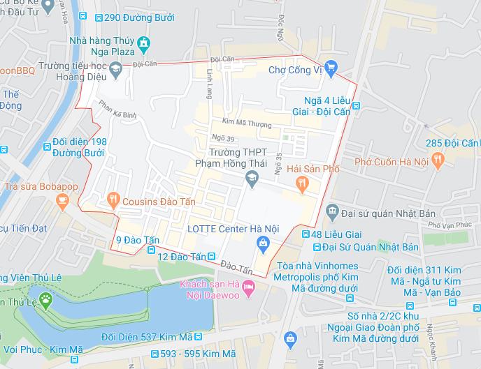 cống vị, ba đình, hà nội 