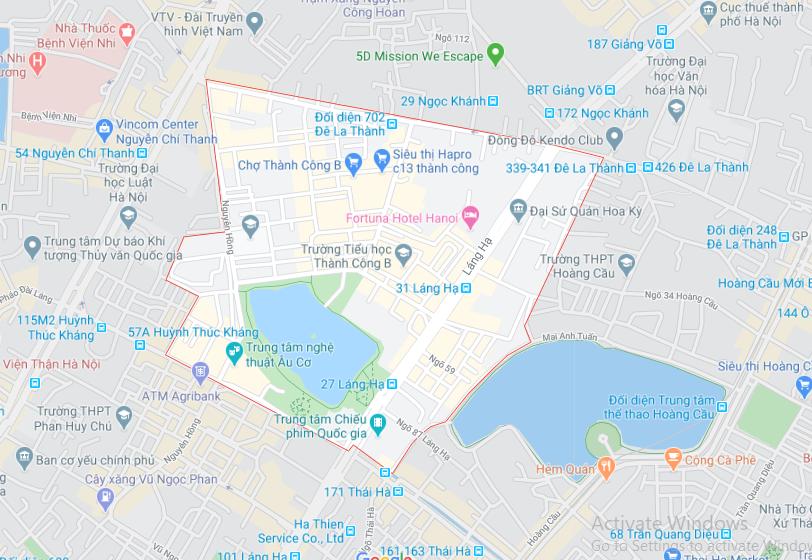 Thành Công, Ba Đình, Hà Nội