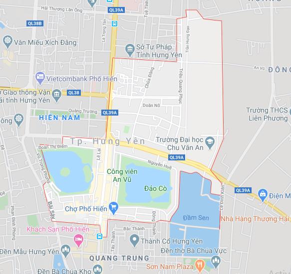  Lê Lợi, TP Hưng Yên, Hưng Yên