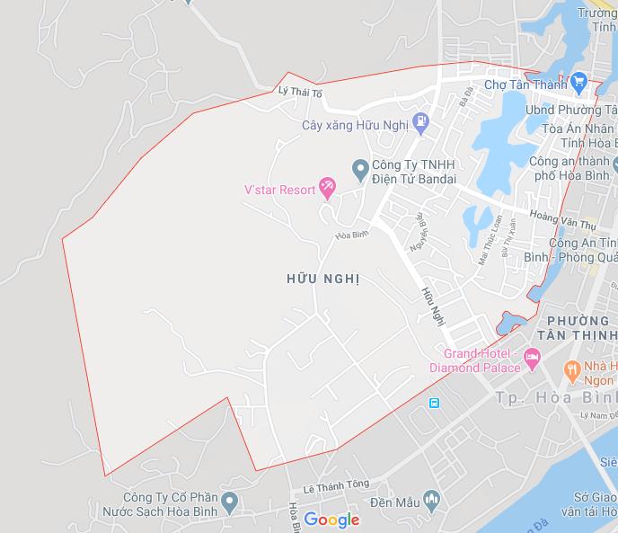 Hữu Nghị, TP Hòa Bình, tỉnh Hòa Bình