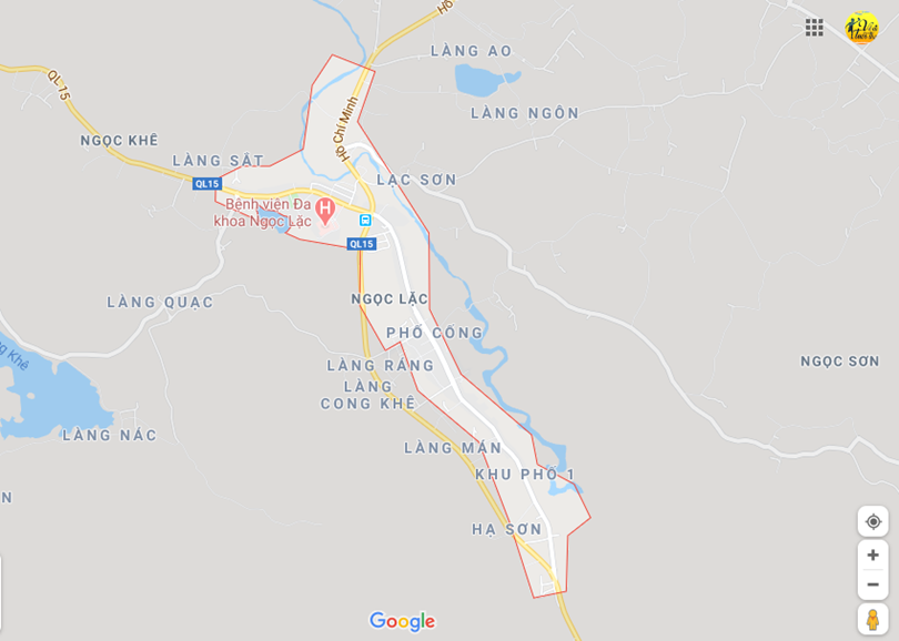 Hình ảnh vị trí địa lý tại Ngọc lặc, Thanh hóa