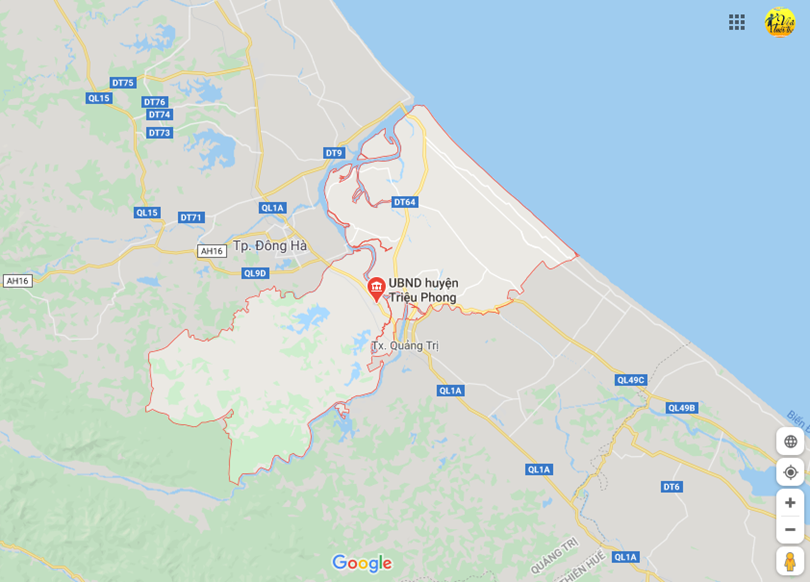 Hình ảnh vị trí địa lý tại Triệu an, Triệu phong, Quảng trị 