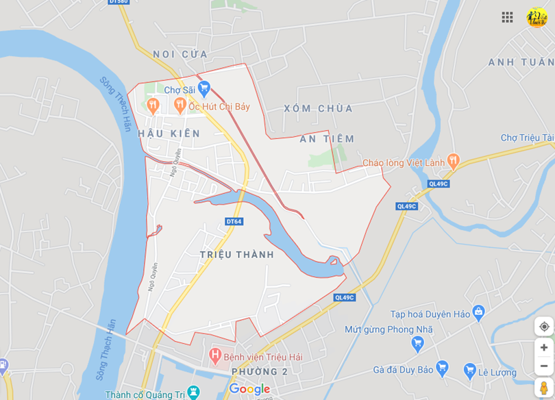 Hình ảnh vị trí địa lý tại Triệu thành, Triệu phong, Quảng trị 