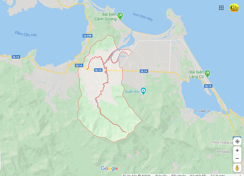Hình ảnh vị trí địa lý tại Lộc thủy, Phú lộc, Thừa thiên - huế 