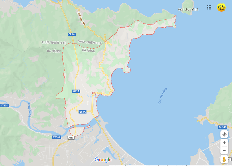 Ảnh vị trí địa lý tại Hòa hiệp bắc, Liên chiểu, Đà nẵng 