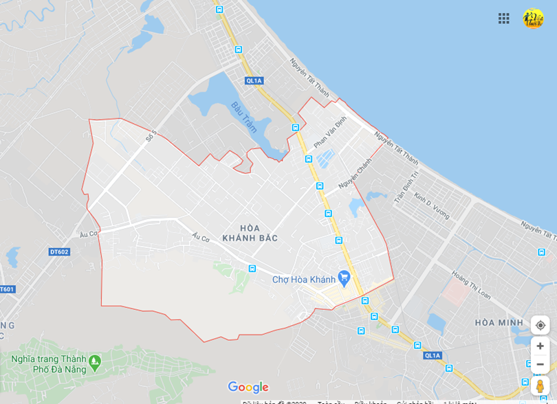 Ảnh vị trí địa lý tại Hòa khánh bắc, Liên chiểu, Đà nẵng