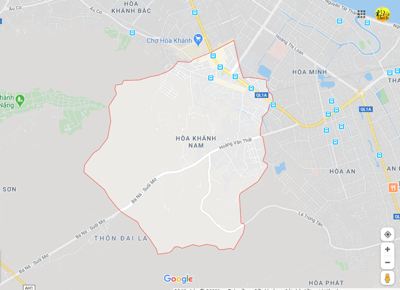 Ảnh vị trí địa lý tại Hòa khánh nam, Liên chiểu, Đà nẵng