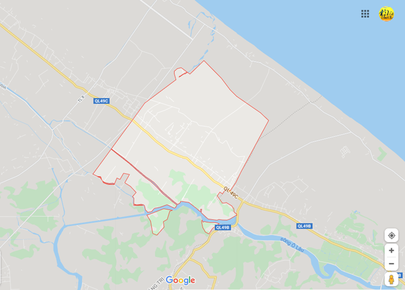 Hình ảnh vị trí địa lý tại Hải dương, Hải lăng, Quang trị