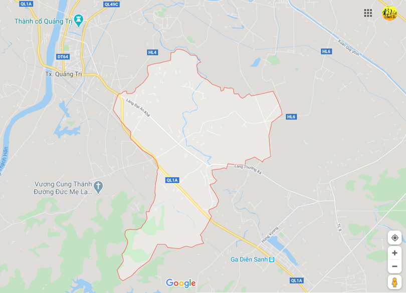 Hình ảnh vị trí địa lý tại Hải thượng, Hải lăng, Quang trị 