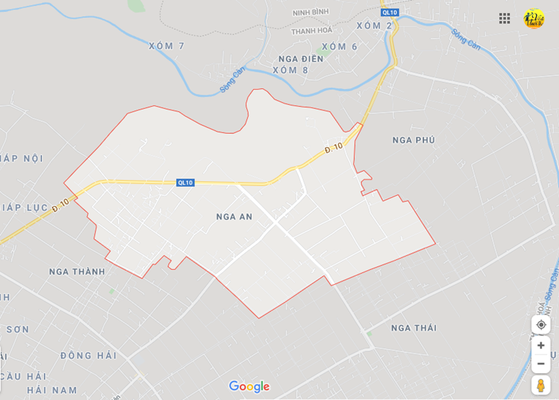 Ảnh vị trí địa lý tại Nga an, Nga sơn,Thanh hóa