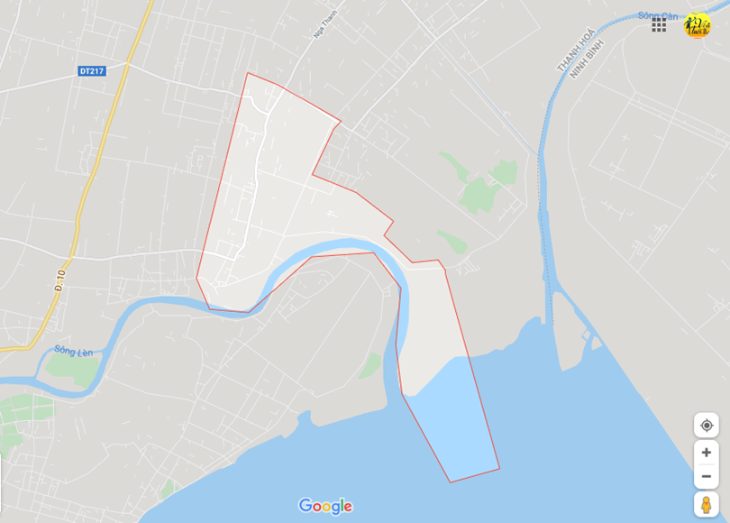 Ảnh vị trí địa lý tại Nga thủy, Nga sơn, Thanh hóa