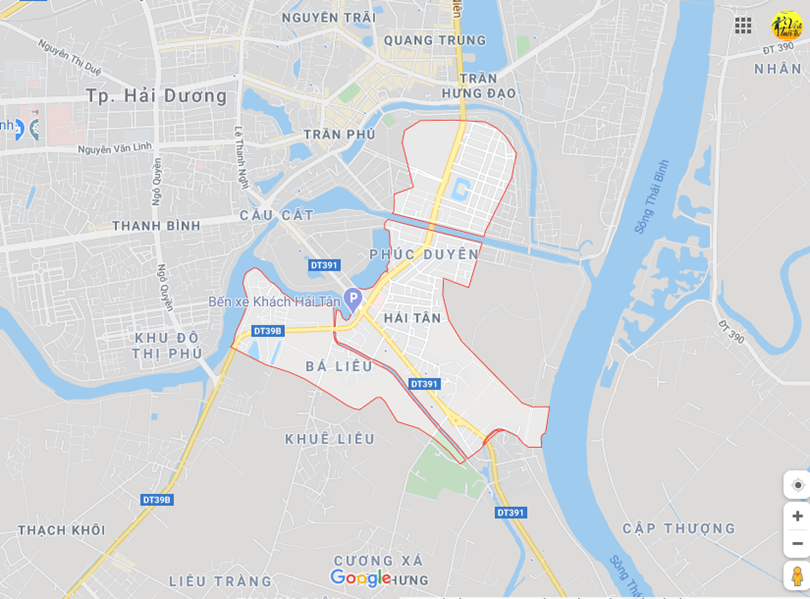 Hình ảnh vị trí địa lý tại Hải tân, thành phố Hải dương, tỉnh Hải dương 