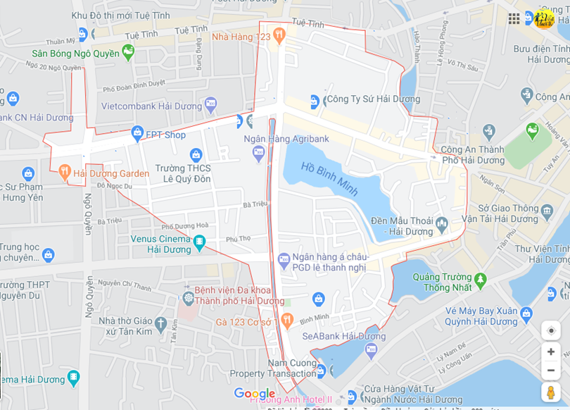 Hình ảnh vị trí địa lý tại Phạm ngũ lão, thành phố Hải dương, tỉnh Hải dương 