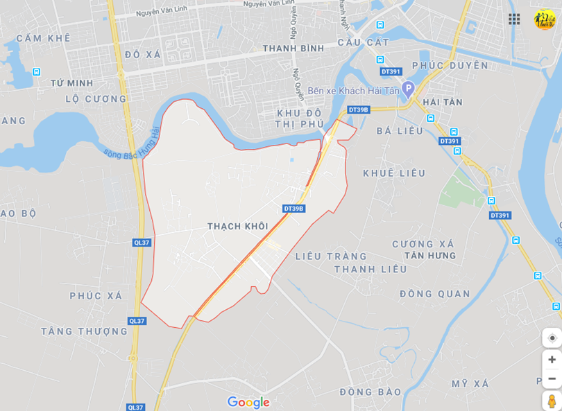 Hình ảnh vị trí địa lý tại Thạch khôi, thành phố Hải dương, tỉnh Hải dương 