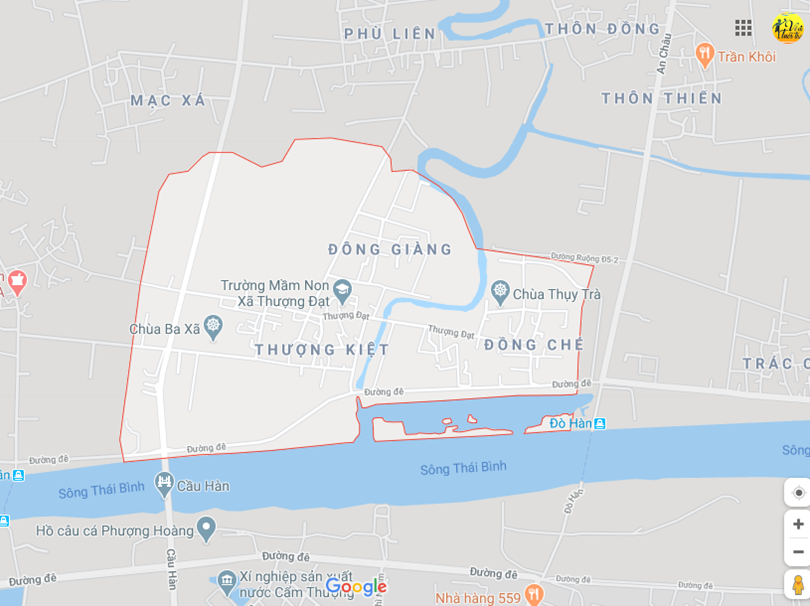 Hình ảnh vị trí địa lý tại Thượng đạt, thành phố Hải dương, tỉnh Hải dương