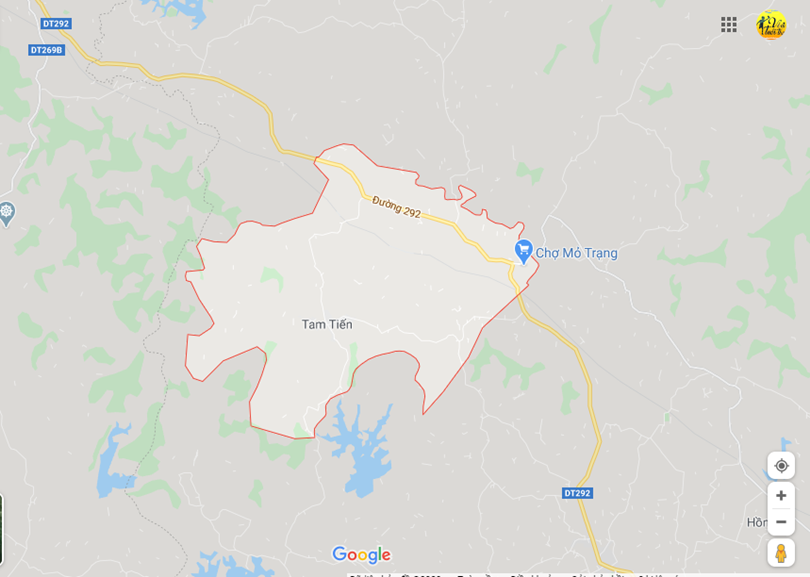 Hình ảnh vị trí địa lý tại Tam tiến, Yên thế, Bắc giang