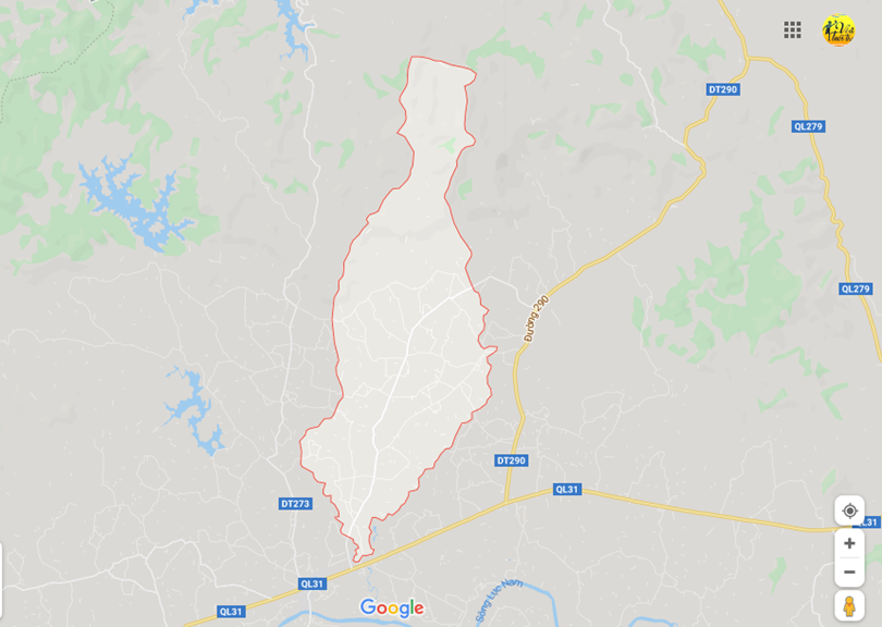 Ảnh vị trí địa lý tại Thanh hải, Lục ngạn, Bắc giang