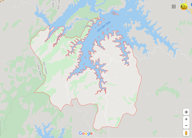 Ảnh vị trí địa lý tại Sơn hải, Lục ngạn, Bắc giang