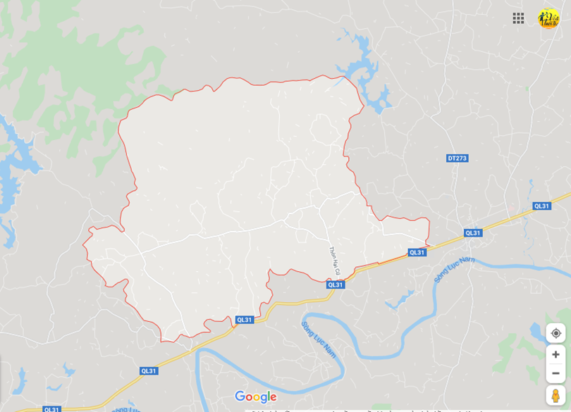 Ảnh vị trí địa lý tại Quý sơn, Lục ngạn, Bắc giang