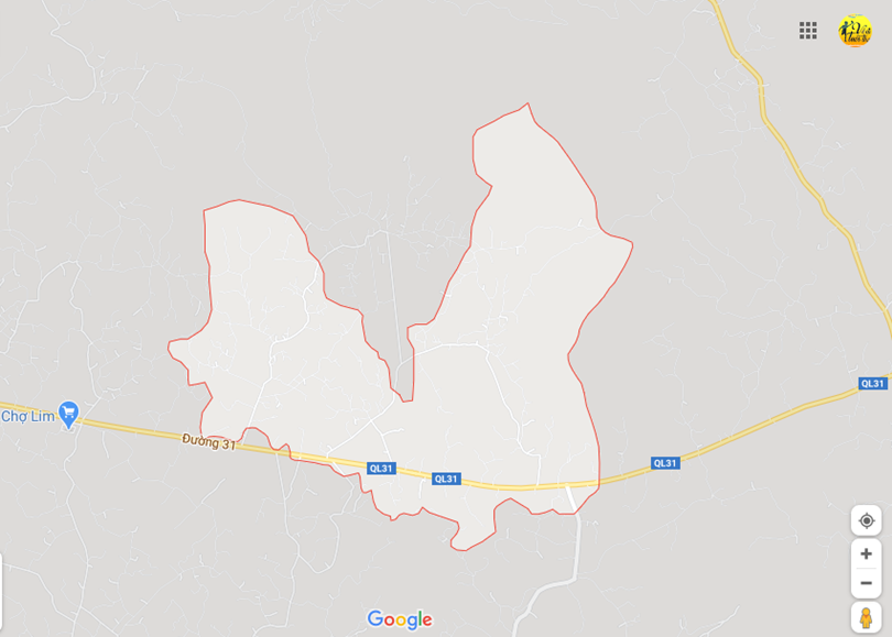 Ảnh vị trí địa lý tại Phì điền, Lục ngạn, Bắc giang