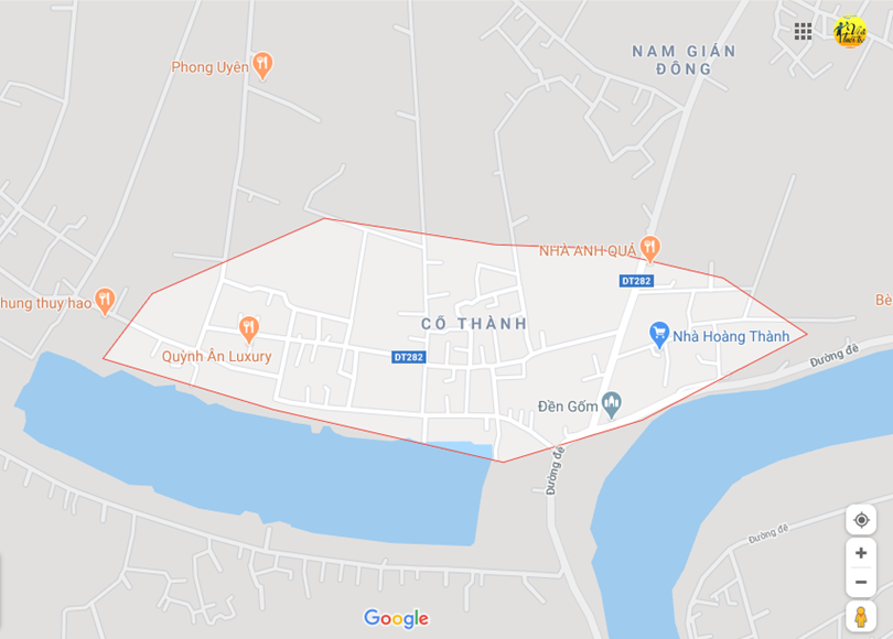 Hình ảnh vị trí địa lý tại Cổ thành, Chí linh, Hải dương