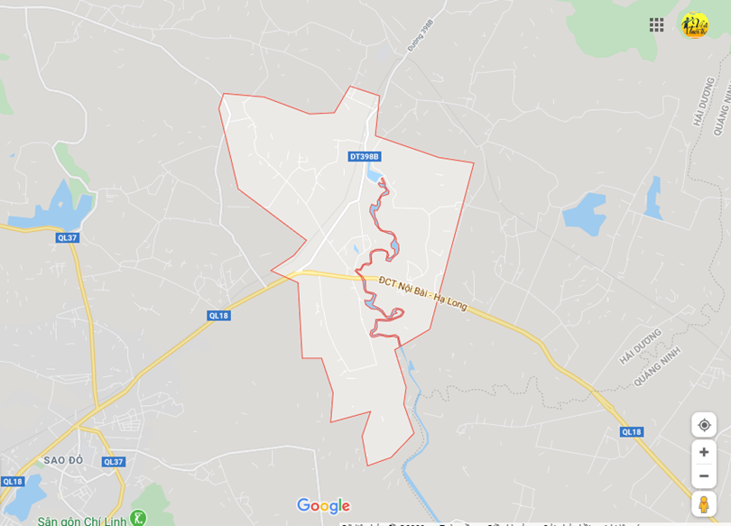 Hình ảnh vị trí địa lý tại Hoàng tân, Chí linh, Hải dương