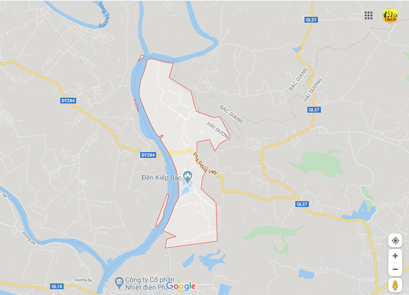 Hình ảnh vị trí địa lý tại Hưng đạo, Chí linh, Hải dương