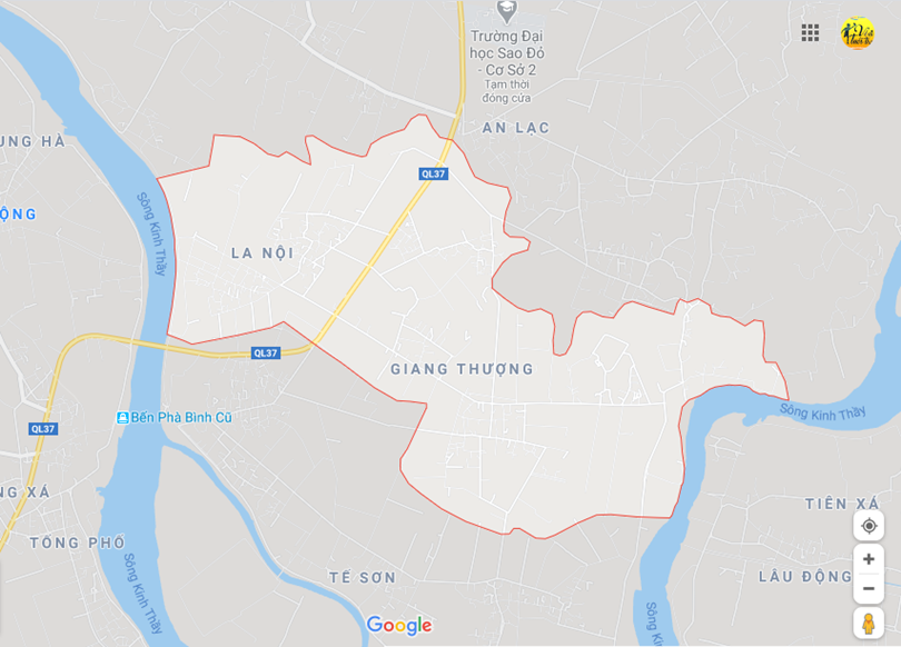 Hình ảnh vị trí địa lý tại Tân dân, Chí linh, Hải dương 