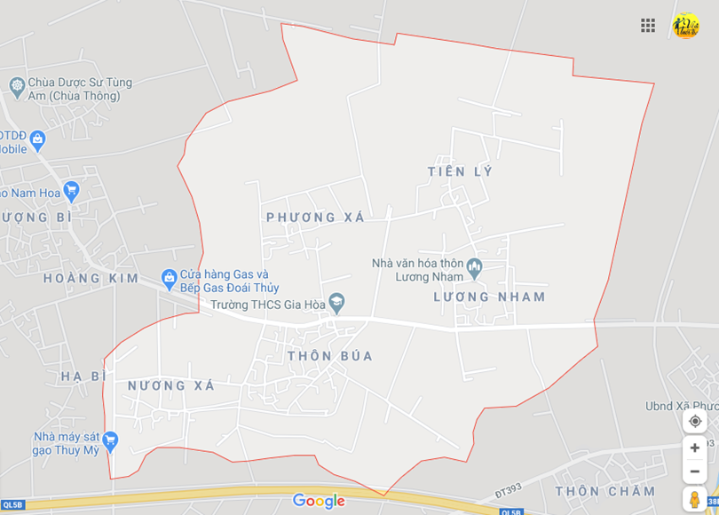 Ảnh vị trí địa lý tại Gia hòa, Gia lộc, Hải dương