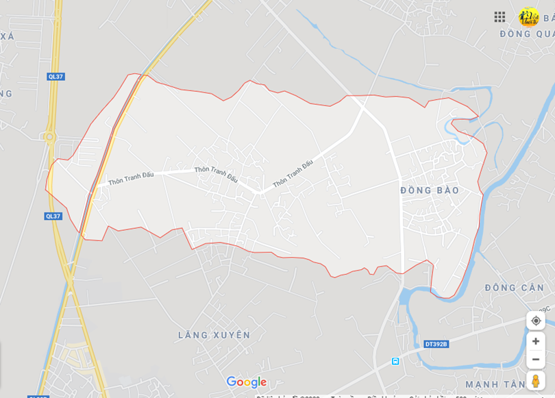 Ảnh vị trí địa lý tại Gia xuyên, Gia lộc, Hải dương