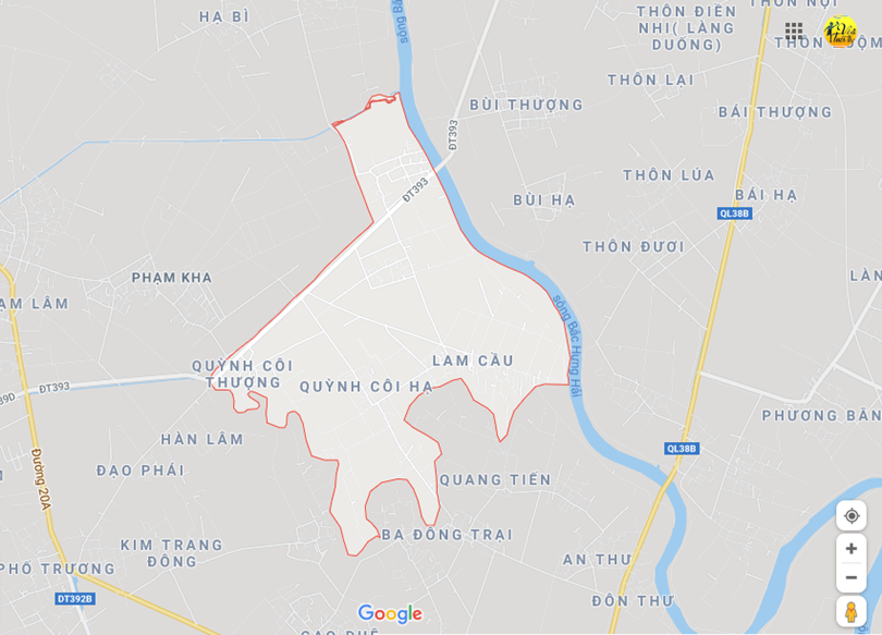 Ảnh vị trí địa lý tại Phạm trấn, Gia lộc, Hải dương