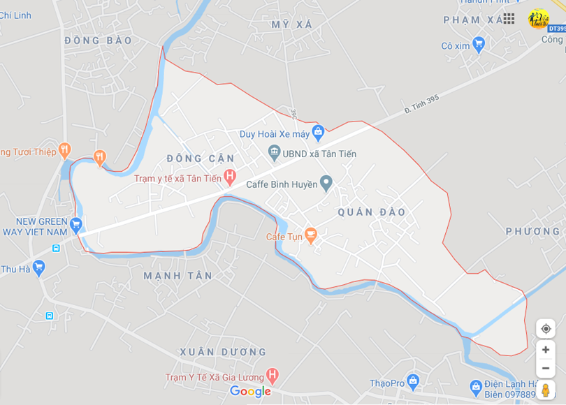 Ảnh vị trí địa lý tại Tân tiến, Gia lộc, Hải dương