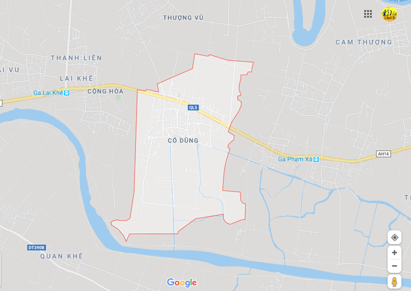 Hình ảnh vị trí địa lý tại Cổ dũng, Kim thành, hải dương