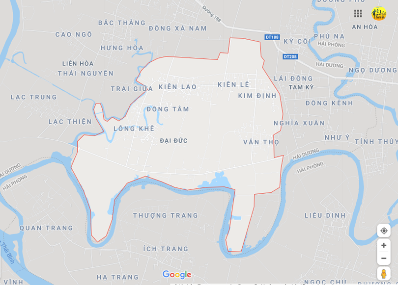 Hình ảnh vị trí địa lý tại Đại đức, Kim thành, hải dương 