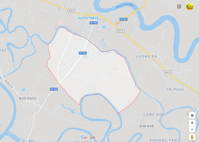 Hình ảnh vị trí địa lý tại Kim anh, Kim thành, hải dương