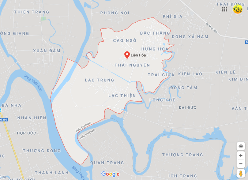 Hình ảnh vị trí địa lý tại Liên hòa, Kim thành, hải dương 