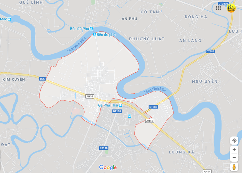 Hình ảnh vị trí địa lý tại Phúc thành, Kim thành, hải dương 