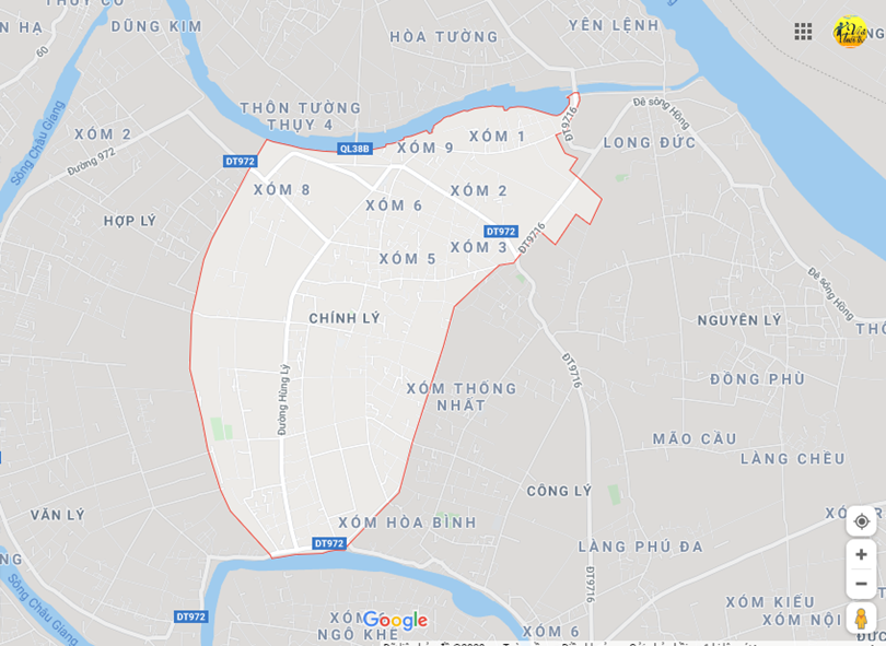 Hình ảnh vị trí địa lý tại Chính lý, Lý nhân, Hà nam