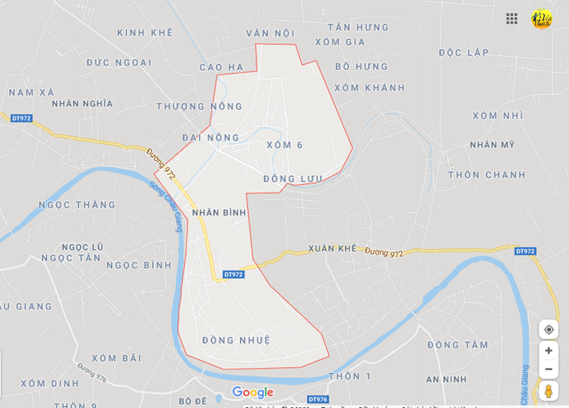 Hình ảnh vị trí địa lý tại Nhân bình, Lý nhân, Hà nam