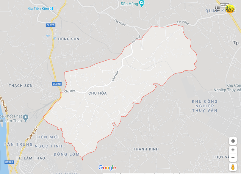 Hình ảnh vị trí địa lý tại Chu hóa, Việt trì, Phú thọ