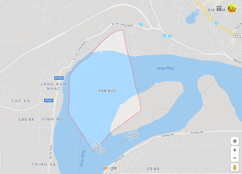 Hình ảnh vị trí địa lý tại Tân đức, Việt trì, Phú thọ